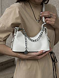 Жіноча біла сумка 2121 крос-боді, фото 5