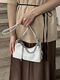 Жіноча біла сумка 2121 крос-боді, фото 6
