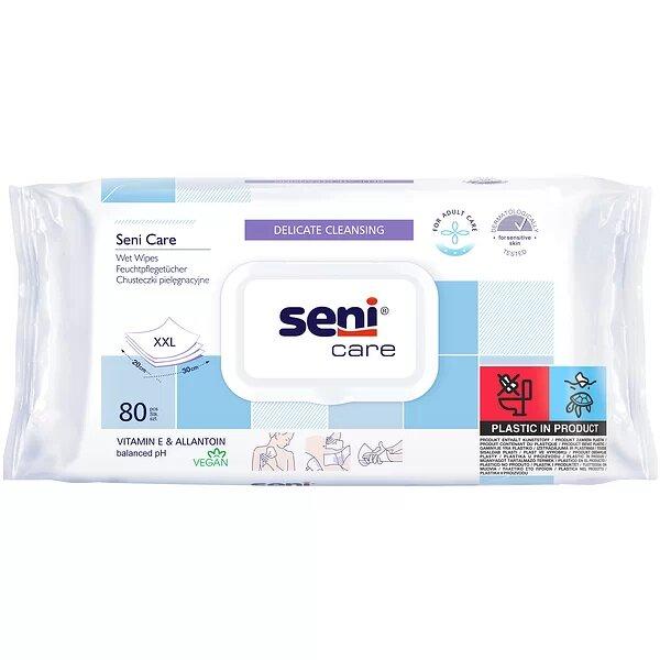 Вологі серветки для догляду за тілом SENI CARE 30 х 20 см 80 шт