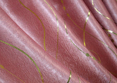 Шторна тканина софт "Ліана". Висота 2,7 м. Колір рожевий. Код 461ш