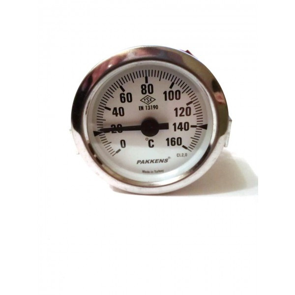 Термометр капілярний Pakkens ø60 мм/Tmax=160 °C/довжина капіляра 2 м/Туреччина купити в Україні, фото 1