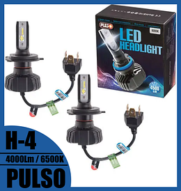 Світлодіодні LED-лампи для основного світла авто PULSO H4 S1 PLUS / 4500 Lm / 6500 K
