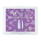 Верхні форми для нарощування Балерина DNKa Top Nail Forms Ballerina 120 шт