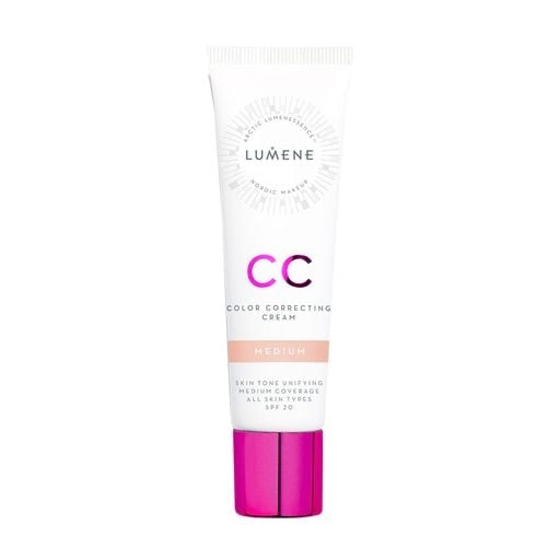 CC-крем для вишуканого Lumene CC Color Correcting Cream SPF 20, Medium, 30 мл