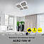 Квадратна світлодіодна Led-люстра, 70 Вт освітлення до 15 м² AERO 70W 4F WHITE, фото 2