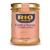 Филе тунца в оливковом масле Rio Mare Filetti di Tonno Lavorati a Mano 180 г (Италия)