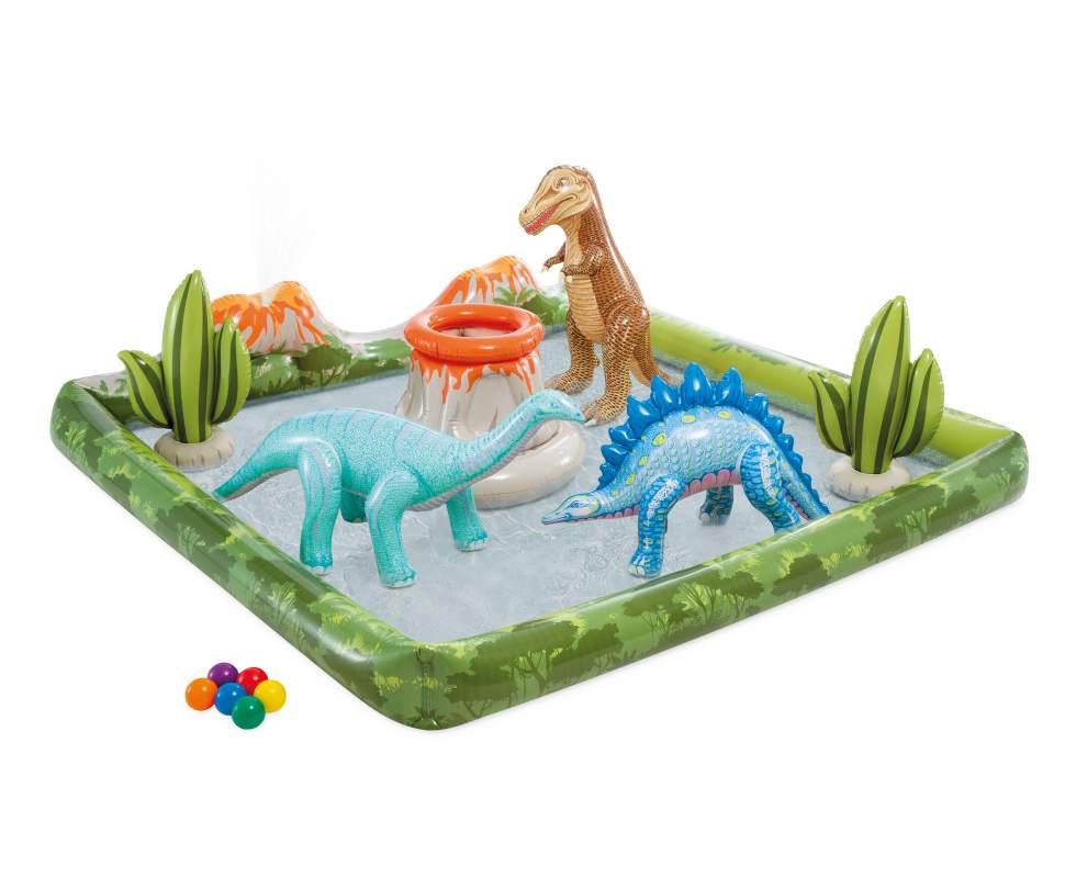 Дитячий ігровий центр-басейн Jurassic Adventure Play Center Intex 56132