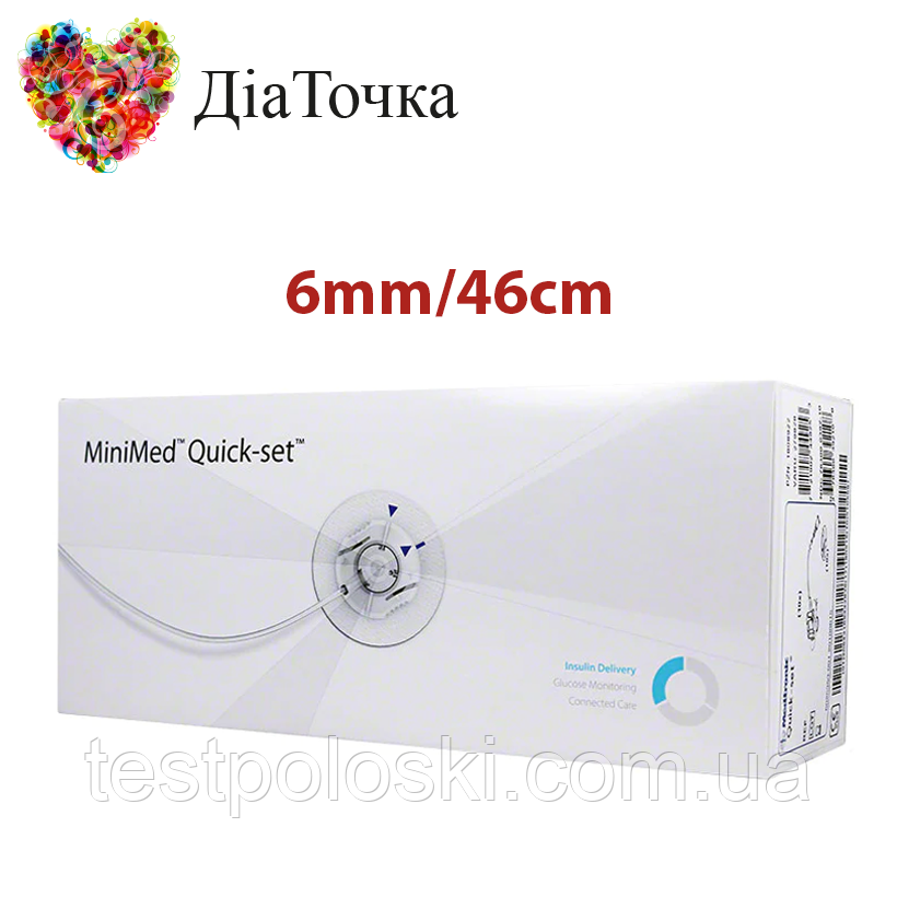 Катетери для інсулінової помпи Quick-Set Medtronic ММТ-394 6/46 1 штука