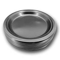 Тарілка пластикова одноразова кругла BITTNER premium Ø 260 мм чорна 50 шт/уп.