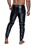 Чоловічі трегінси Noir Handmade H063 Powerwetlook treggings - XXL, фото 2