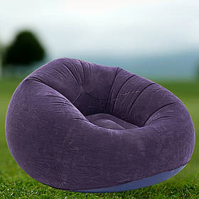 Надувне крісло для відпочинку на природі Портативний м'який надувний лежак для дому та кемпінгу