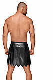 Чоловіча спідниця гладіатора Noir Handmade H053 Eco leather men's gladiator skirt - L, фото 4