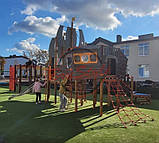 Корабель на дитячий майданчик Галеон вуличний. Дитячий майданчик Корабель із гіркою, фото 2