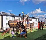 Корабель на дитячий майданчик Галеон вуличний. Дитячий майданчик Корабель із гіркою, фото 4