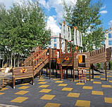 Корабель на дитячий майданчик Галеон вуличний. Дитячий майданчик Корабель із гіркою, фото 3