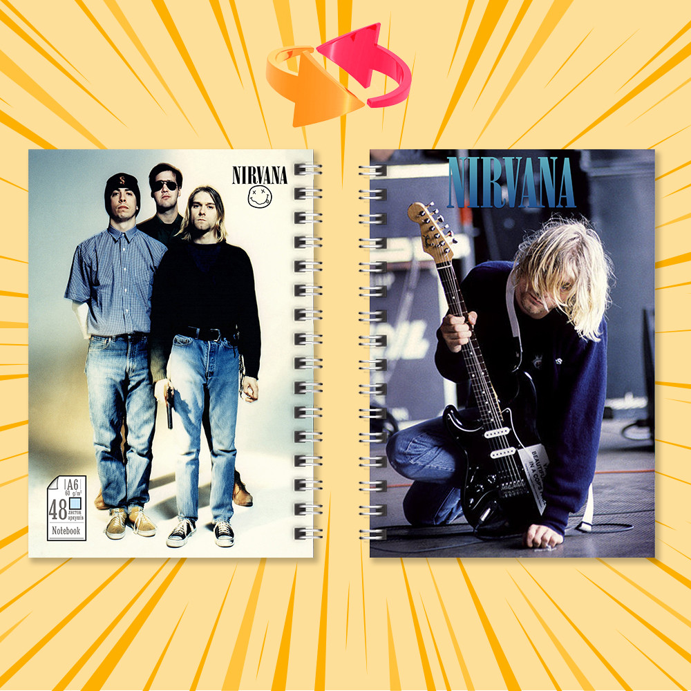 Блокноти А6 Nirvana на пружині 014