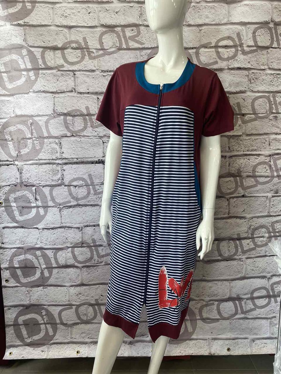 Халат плаття жіноча бавовна Samo Узбекистан розмір батал 5XL-9XL (від 5 шт.)