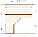 Офісний стіл і тумба Promo Q24s, фото 5