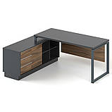 Офісний стіл комп'ютерний Promo Q17 з екраном Salita, фото 2