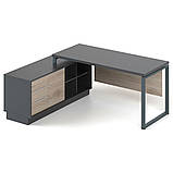 Офісний стіл комп'ютерний Promo Q17 з екраном Salita, фото 3