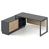 Офісний стіл комп'ютерний Promo Q17 з екраном Salita, фото 5