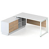 Офісний стіл комп'ютерний Promo Q17 з екраном Salita, фото 8