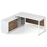 Офісний стіл комп'ютерний Promo Q17 з екраном Salita, фото 9