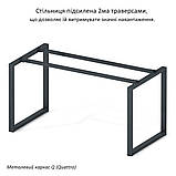 Стіл комп'ютерний Promo Q2 Графит, фото 4