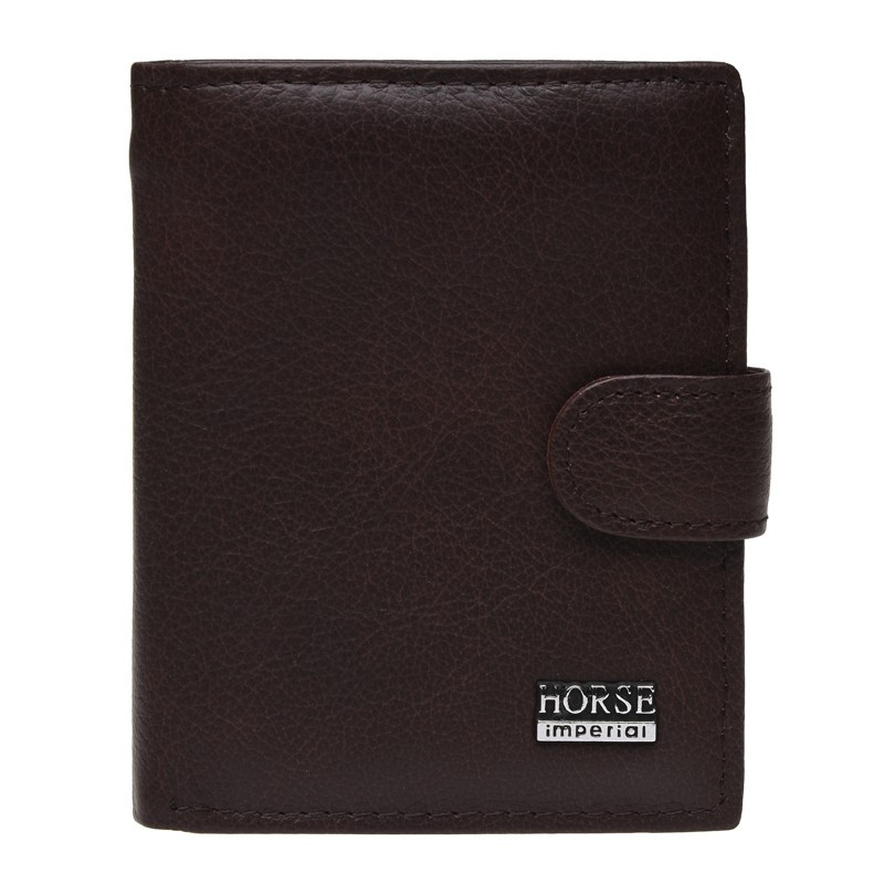 Чоловічий шкіряний гаманець Horse Imperial K1010a-brown
