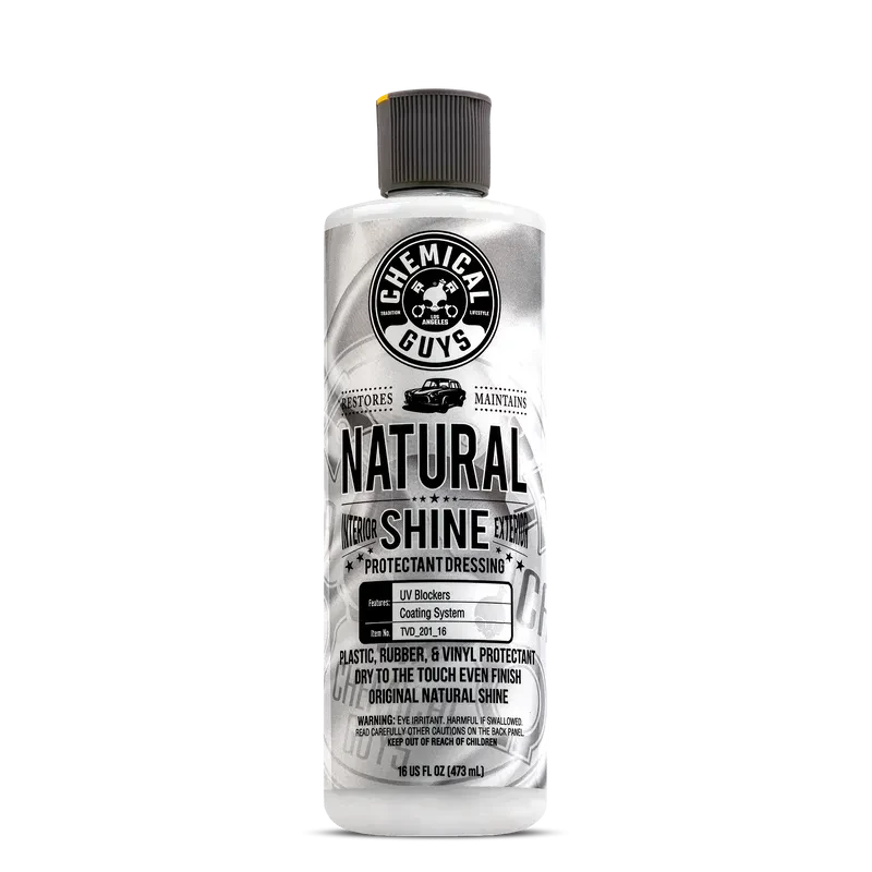 Поліроль пропитка гуми, вінілу та пластику NATURAL SHINE NEW LOOK SHINE PLASTIC, RUBBER, VINYL DRESSING - 473мл, фото 1