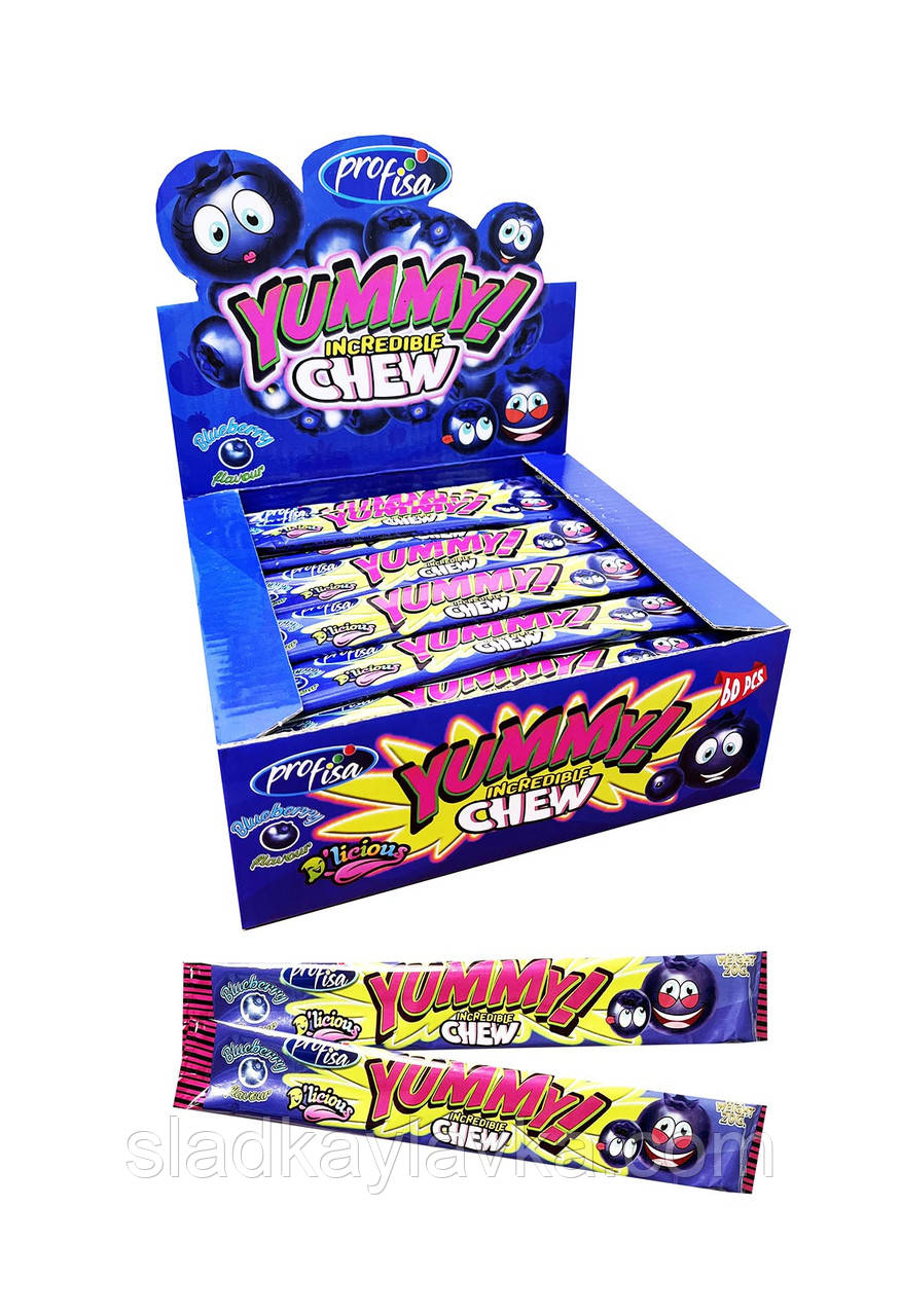 Жувальні цукерки YUMMY 60 шт (Profisa)