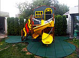 Ігровий вуличний будиночок майданчик "Халабуда" зі спіральною гіркою, фото 4