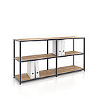 Стелаж Лофт металевий полиці ЛДСП Компаунд 35-93