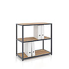 Стелаж Лофт металевий цільнозварний 3 полиці ЛДСП Компаунд 35-92