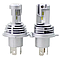 Світлодіодні LED-лампи для авто H4 12V-24V M6 silver 6500 K 6500L 48W радіатор, фото 3