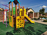 Дитячий ігровий комплекс "Єнот" вуличний Гойдалки Будиночок Баскетбол на ігровий майданчик, фото 6