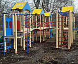 Ігровий комплекс "Фортеця друзів" 1,2 м для вулиці на дитячий майданчик, фото 7