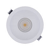 Точковий врізний LED світильник Ø85мм TWS07 (біл) 9W 4000K, фото 3