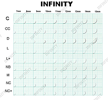 Вії INFINITY Dark Chocolate L 0.07 (6м), фото 6