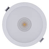 Точковий врізний LED світильник Ø106мм TWS07 (біл) 15W 4000K, фото 4