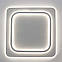 Квадратна світлодіодна Led люстра 85W  (VEGA DUAL 2S WHITE/WHITE), фото 4