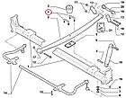 Стремянка ресори М14 70х76 Fiat Ducato, Peugeot Boxer, Citroen Jumper 4 (2014-...), 1350015080, 514238, фото 3