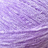 Avanti Yarn PUFFY (Аванті Ярн Пуффі) № 509 бузковий (Пряжа велюр, нитки для в'язання), фото 3