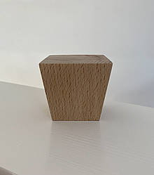 Меблеві дерев'яні ніжки 6 см у формі піраміди