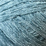 Avanti Yarn PUFFY (Аванті Ярн Пуффі) № 832 сірий (Пряжа велюр, нитки для в'язання), фото 3