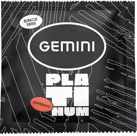 Кава в монодозах чалдах Gemini PLATINUM 100шт (монодози Gemini Platinum Джеміні Платінум, Gemini Espresso Platinum)