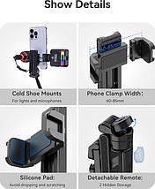 Штатив-монопод з пультом Ulanzi JJ02 палиця для селфі з Bluetooth 3 в 1, ручка для мобільного телефону, фото 4