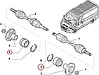Підшипник передньої маточини на Fiat Ducato 250, Peugeot Boxer 3, Citroen Jumper 3 (2006-2014), 51745702, 3326, фото 3