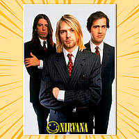 Плакат А3 Рок Nirvana