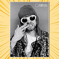 Плакат А4 Рок Nirvana 002